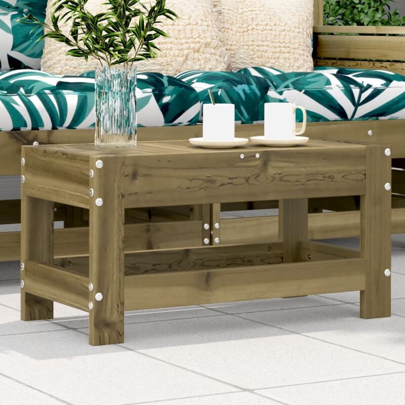 foto del prodotto vidaxl poggiapiedi da giardino 62x30x32 cm in legno impregnato di pino