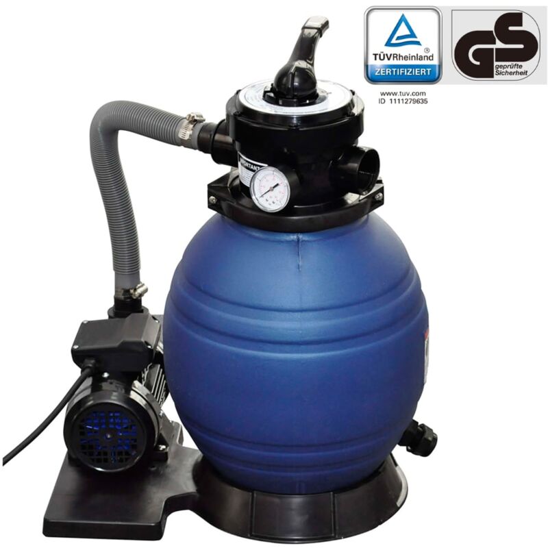 foto del prodotto vidaxl pompa con filtro a sabbia 400 w 11000 l h