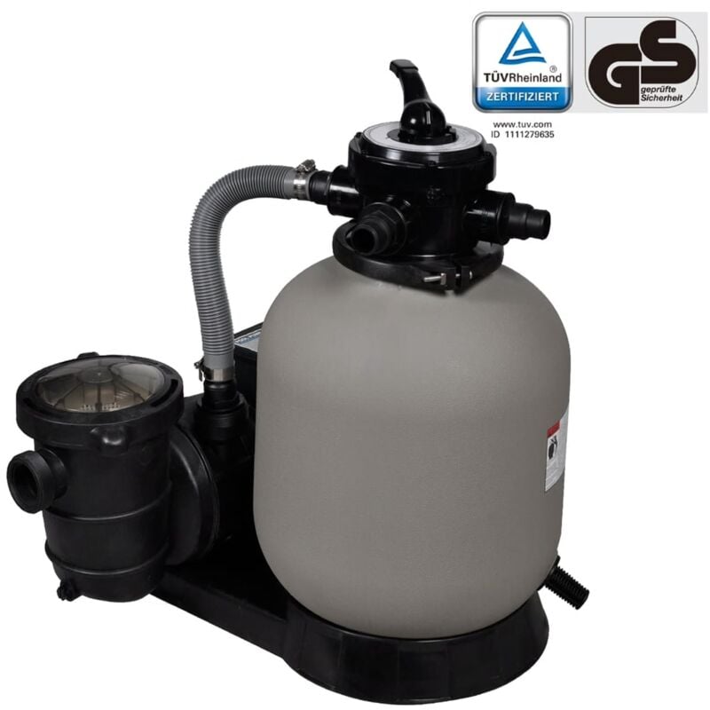 foto del prodotto vidaxl pompa con filtro a sabbia 600 w 17000 l h