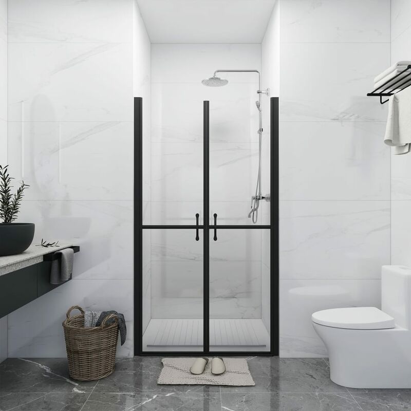 foto del prodotto vidaxl porta per doccia in esg liscio 73 76 x190 cm 352989