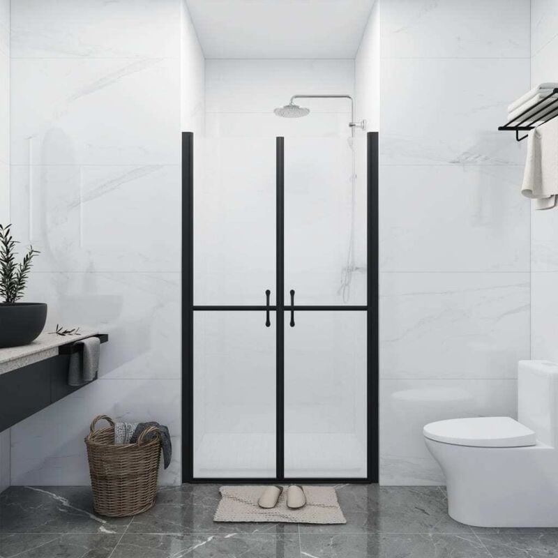 foto del prodotto vidaxl porta per doccia in esg satinato (98-101)x190 cm