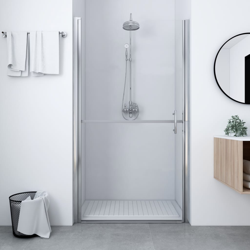 foto del prodotto vidaxl porta per doccia in vetro temperato 81x195 cm
