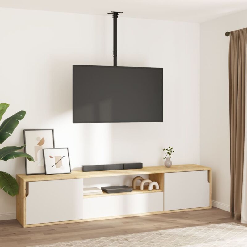 foto del prodotto vidaxl porta tv a soffitto per schermo 32 65 max vesa 400x400mm 40kg