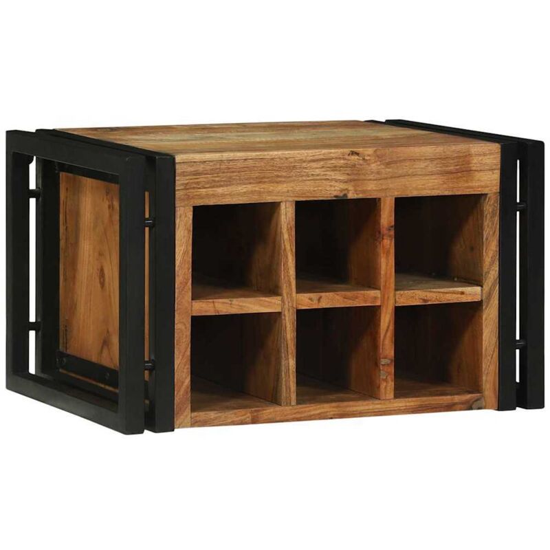 foto del prodotto vidaxl portabottiglie 46x35x27.5 cm legno massello di acacia