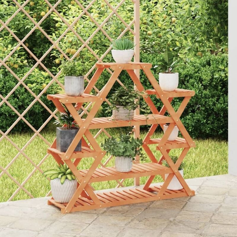 foto del prodotto vidaxl portafiori 110x25x105 cm in legno massello di abete