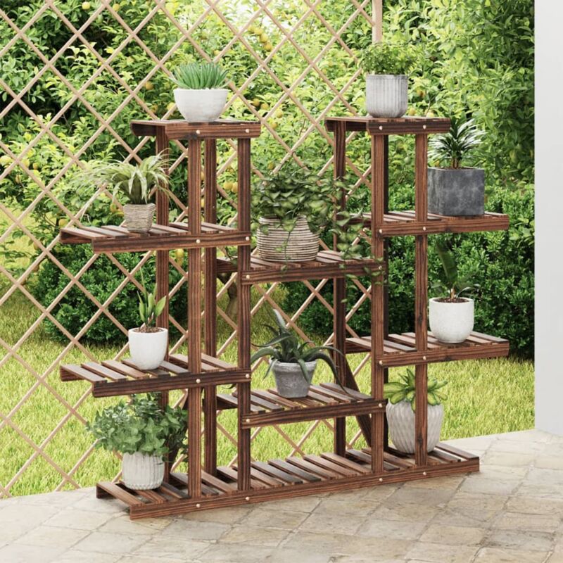 foto del prodotto vidaxl portafiori 110x25x110,5 cm in legno massello di abete