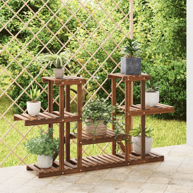 foto del prodotto vidaxl portafiori 110x25x73 cm in legno massello di abete