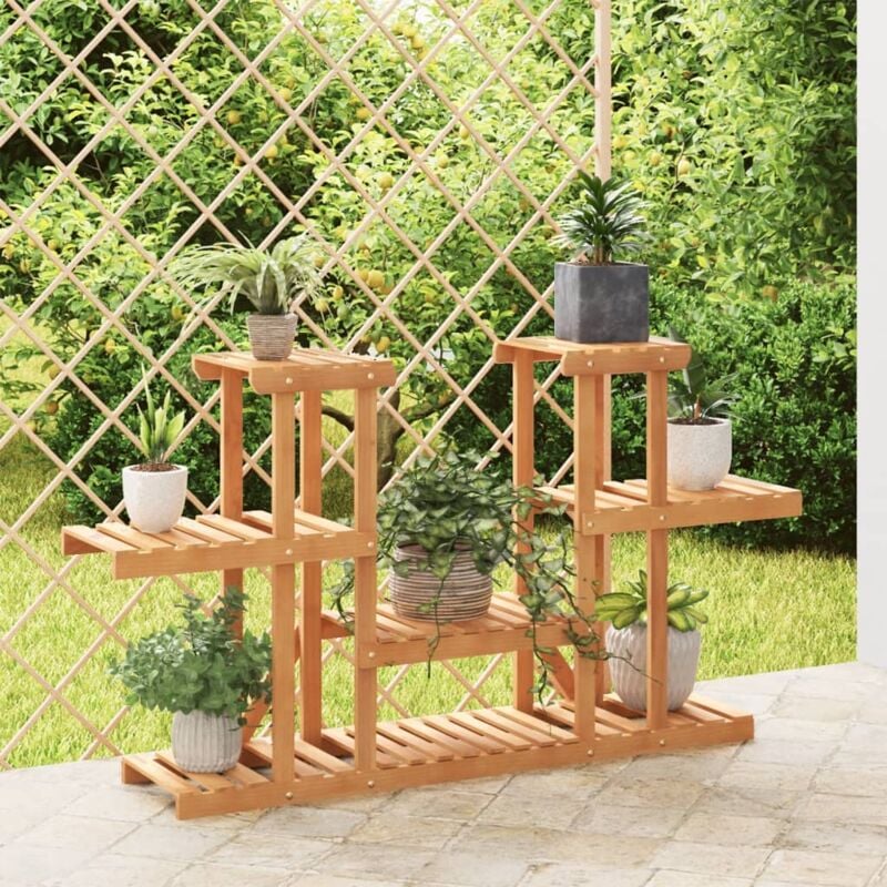 foto del prodotto vidaxl portafiori 110x25x73 cm in legno massello di abete