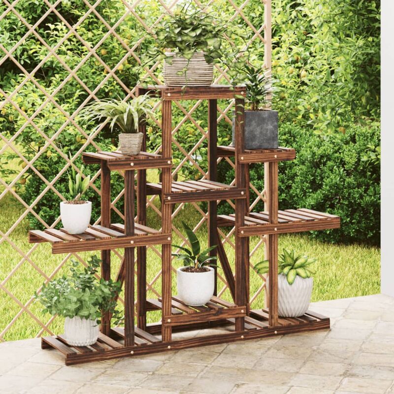 foto del prodotto vidaxl portafiori 110x25x96 cm in legno massello di abete