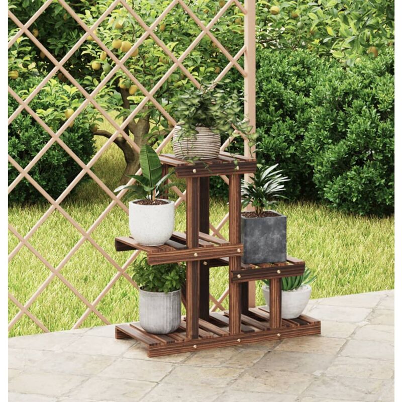 foto del prodotto vidaxl portafiori 58x25x51 cm in legno massello di abete