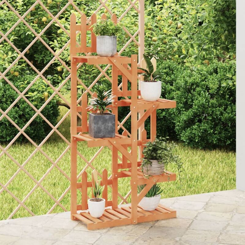 foto del prodotto vidaxl portafiori 60x25x130 cm in legno massello di abete