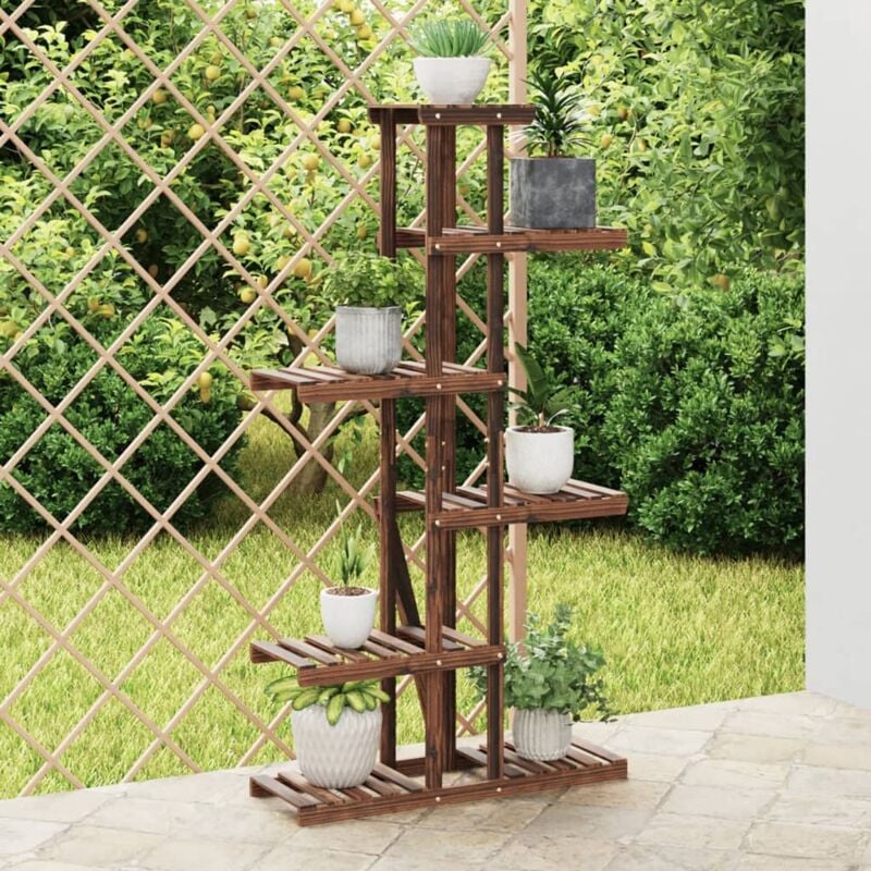 foto del prodotto vidaxl portafiori 75x25x140,5 cm in legno massello di abete