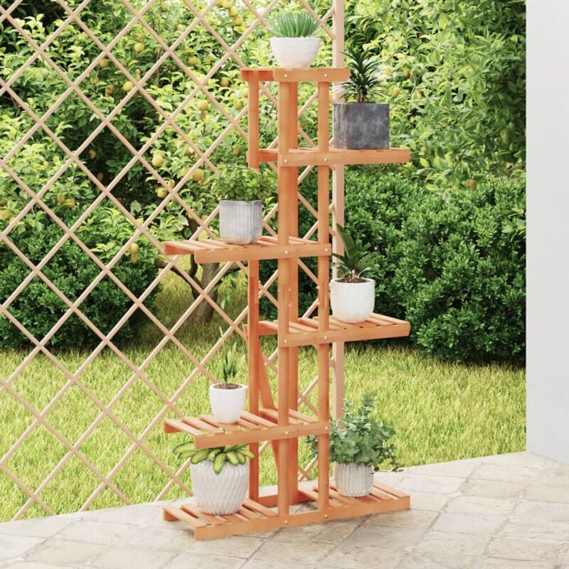 foto del prodotto vidaxl portafiori 75x25x140,5 cm in legno massello di abete