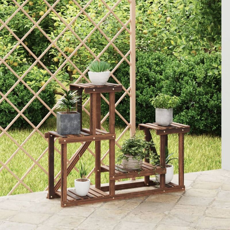 foto del prodotto vidaxl portafiori 90x25x73,5 cm in legno massello di abete