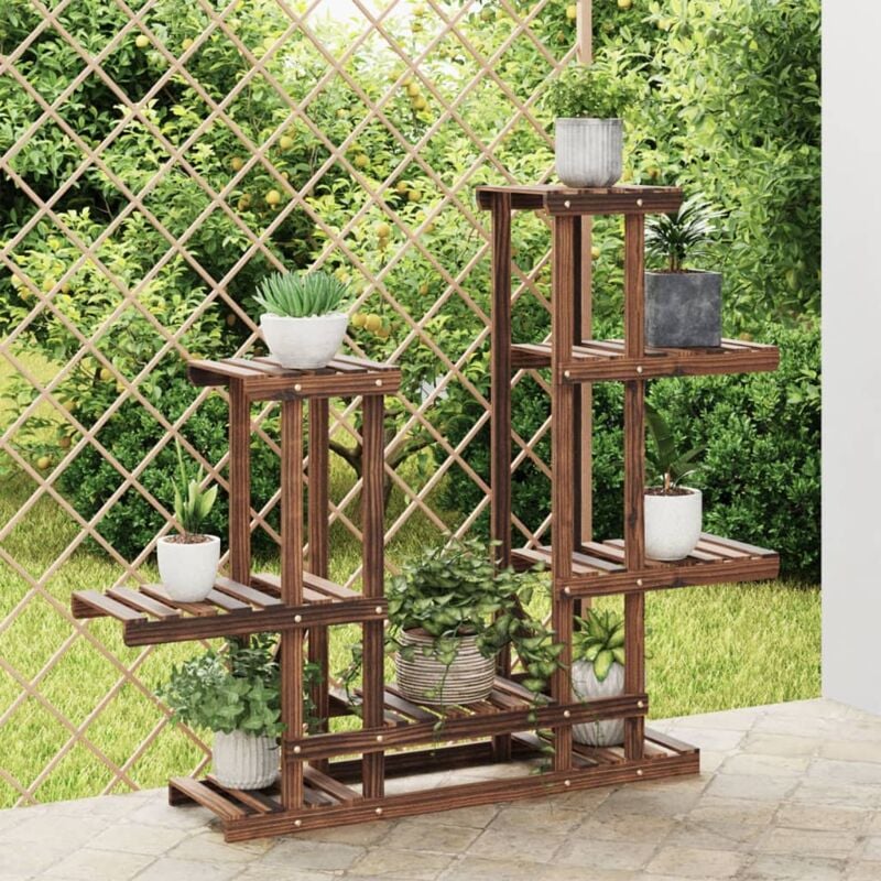 foto del prodotto vidaxl portafiori 95x25x96 cm in legno massello di abete