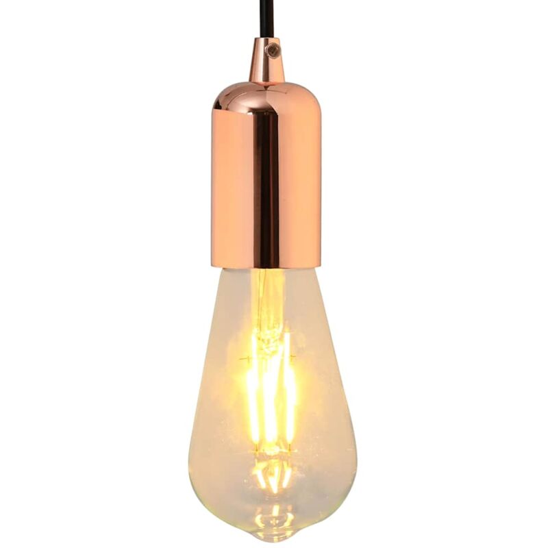 foto del prodotto vidaxl portalampada 2 pz oro rosa e27