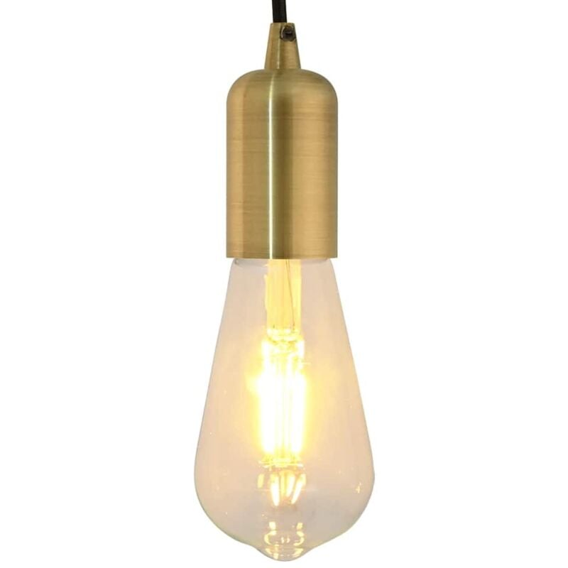 foto del prodotto vidaxl portalampade 2 pz bronzo e27