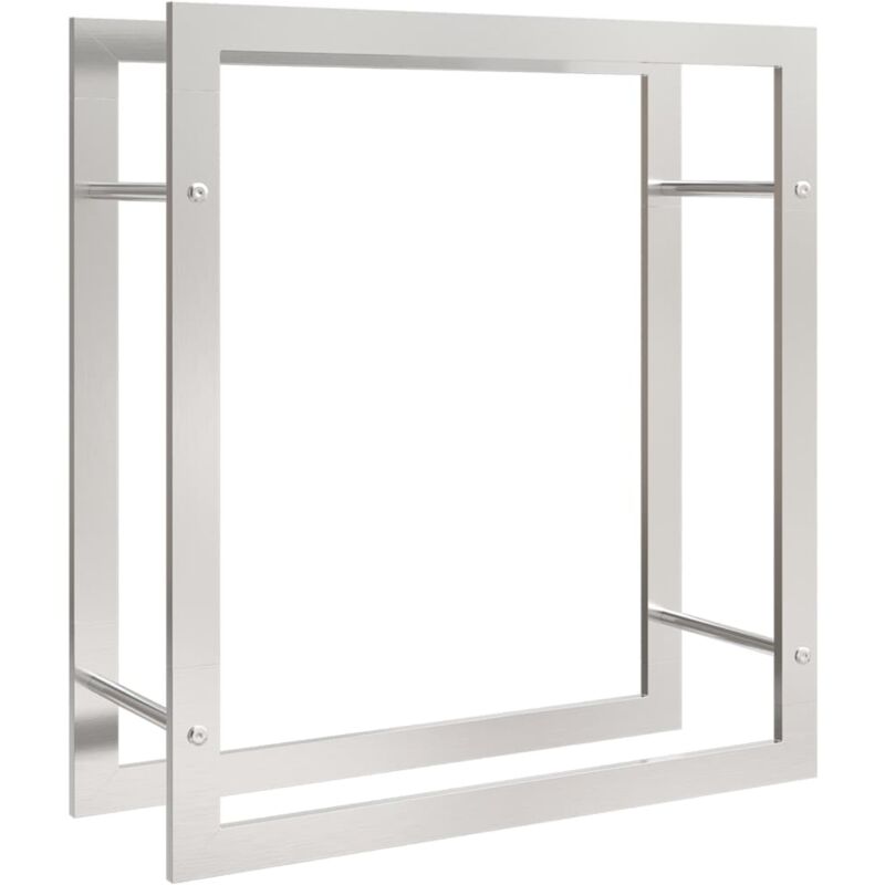foto del prodotto vidaxl portalegna 80x28x86 cm in acciaio inossidabile