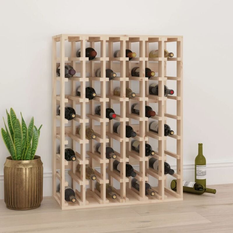 foto del prodotto vidaxl portavini 70x33x94 cm in legno massello di pino