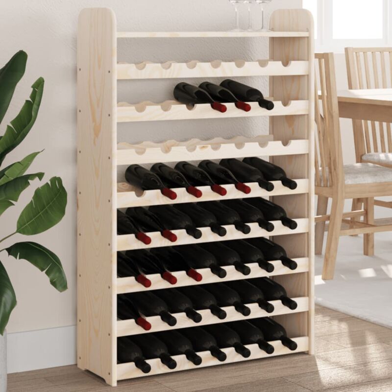 foto del prodotto vidaxl portavini con pannello superiore 72,5x25x111,5 cm massello pino