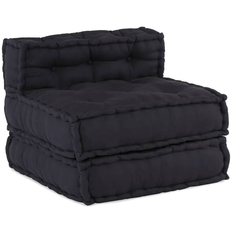 foto del prodotto vidaxl pouf modulare antracite 70x70x54 in tessuto