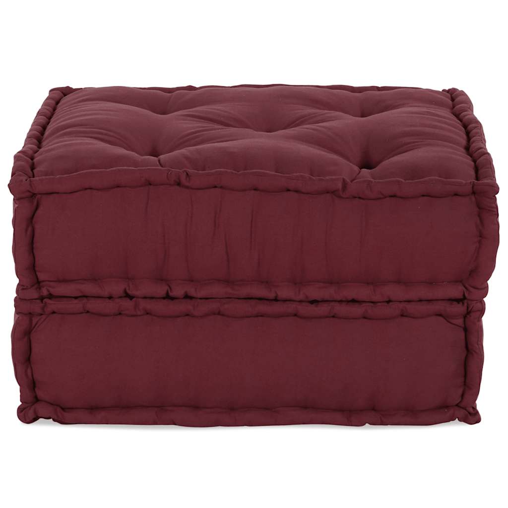 foto del prodotto vidaxl pouf modulare marrone rossiccio 70x70x36 in tessuto