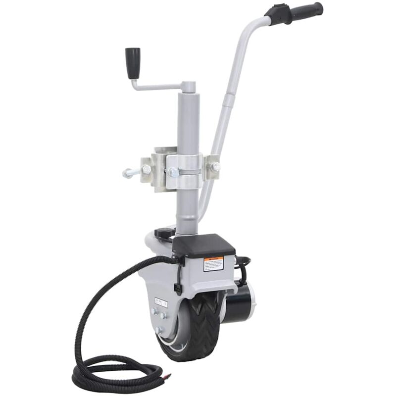 foto del prodotto vidaxl puleggia tenditrice motorizzata in alluminio rimorchio 12v 350w