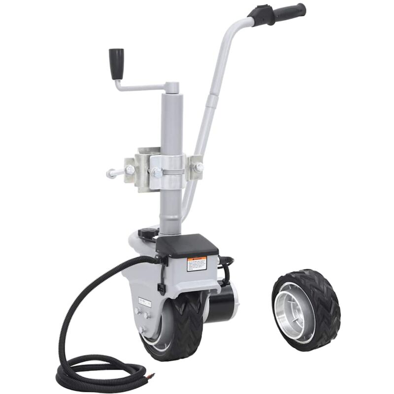 foto del prodotto vidaxl puleggia tenditrice motorizzata in alluminio rimorchio 12v 350w