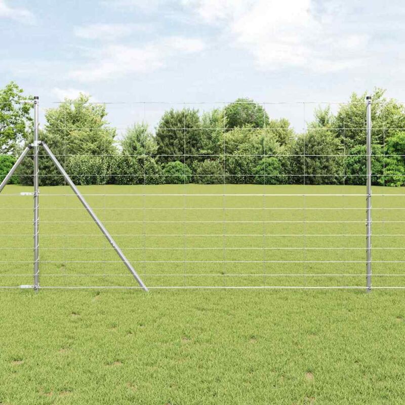 foto del prodotto vidaxl recinzione da campo 1.4x25 m acciaio zincato