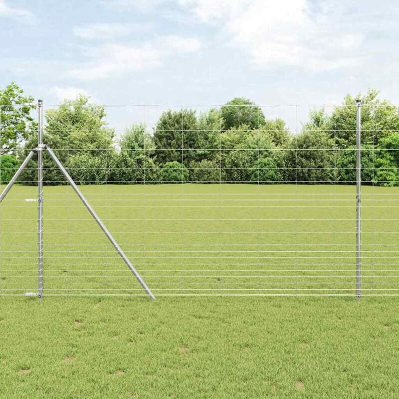 foto del prodotto vidaxl recinzione da campo 1,5x10 m in acciaio zincato