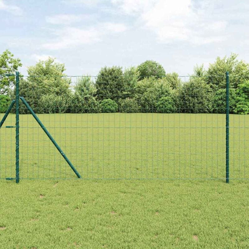 foto del prodotto vidaxl recinzione euro verde 1.4x10 m acciaio