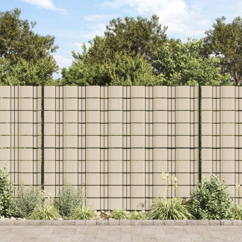 foto del prodotto vidaxl recinzione frangivento da giardino pvc 70x0,19 m crema