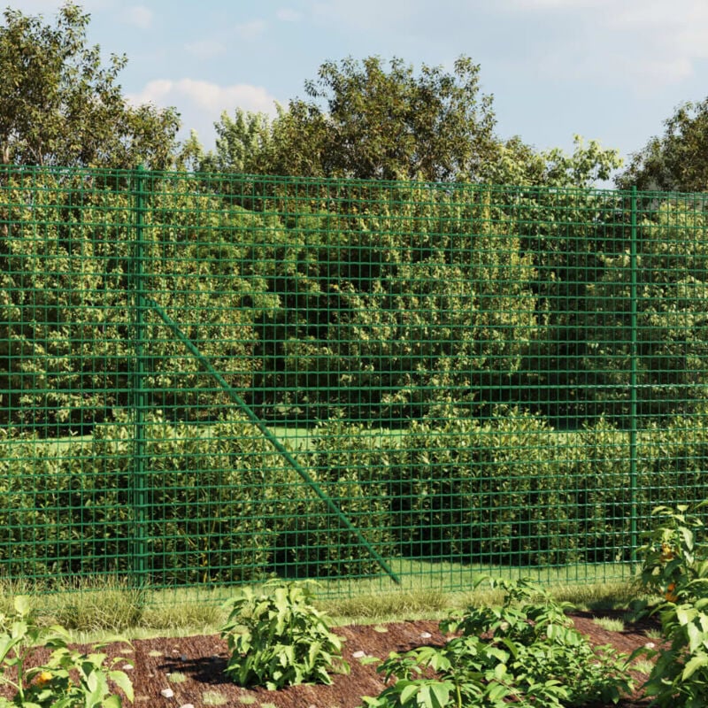 foto del prodotto vidaxl recinzione metallica verde 2,2x10 m in acciaio zincato 836591