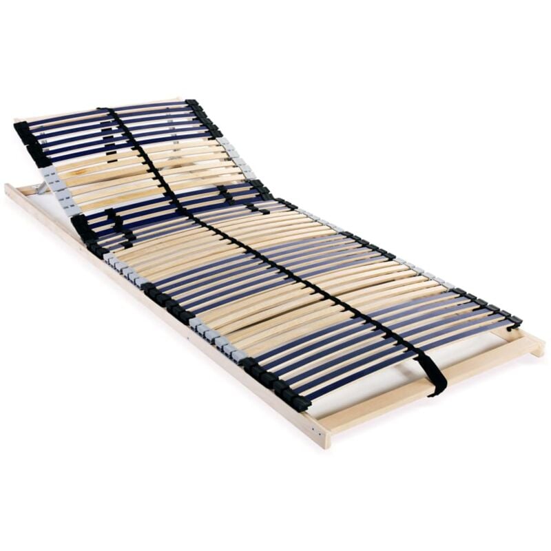 foto del prodotto vidaxl rete a doghe 7 zone senza materasso con 42 doghe 80x200 cm
