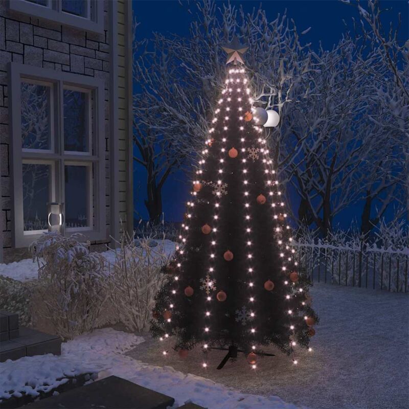 foto del prodotto vidaxl rete di luci per albero di natale con 250 led 250 cm