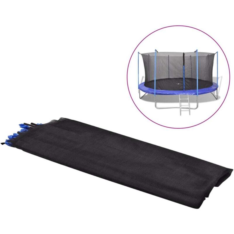 foto del prodotto vidaxl rete di sicurezza per trampolino rotondo 3,66 m