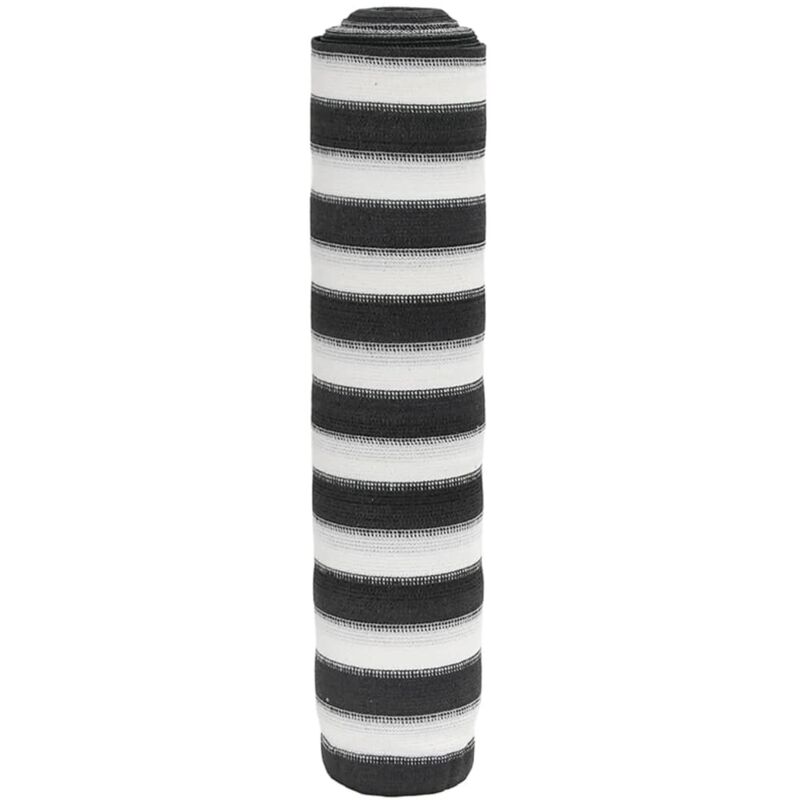 foto del prodotto vidaxl rete per privacy antracite e bianca 1,8x25 m in hdpe 75 g m 