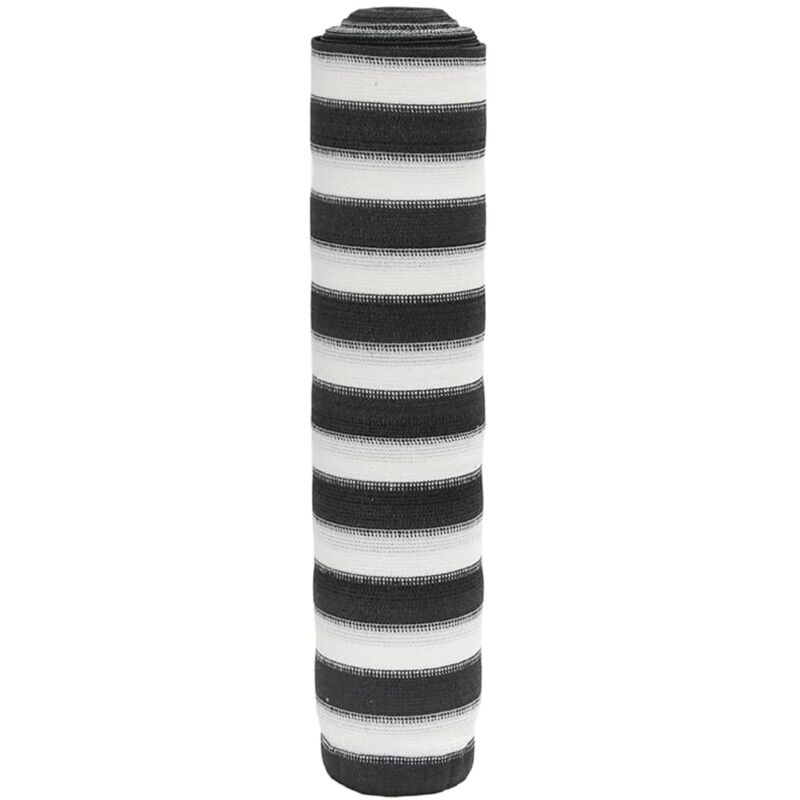 foto del prodotto vidaxl rete per privacy antracite e bianca 2x25 m in hdpe 150 g m 824469
