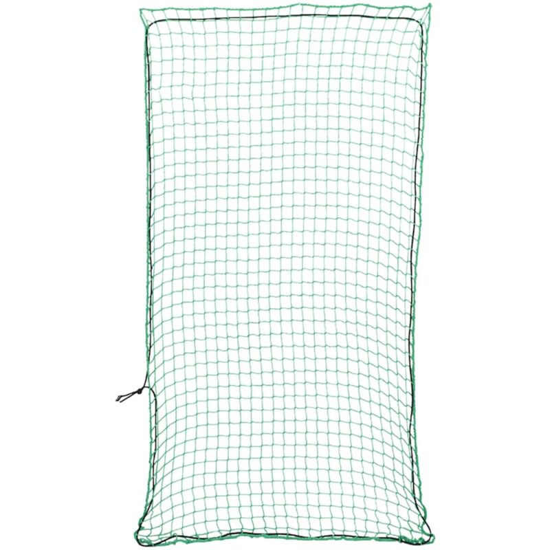 foto del prodotto vidaxl rete per rimorchio con corda elastica verde 8x3,5 m in pp