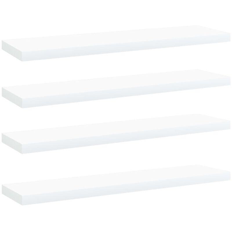 foto del prodotto vidaxl ripiani per libreria 4 pz bianchi 40x10x1,5 cm in multistrato