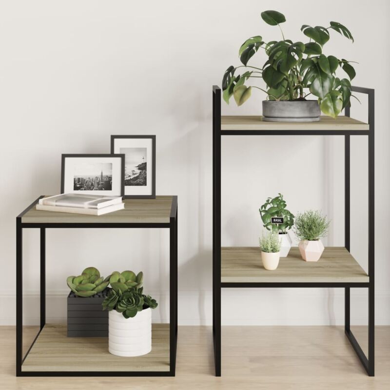 foto del prodotto vidaxl ripiani per libreria 4pz rovere sonoma 40x40x1,5cm multistrato