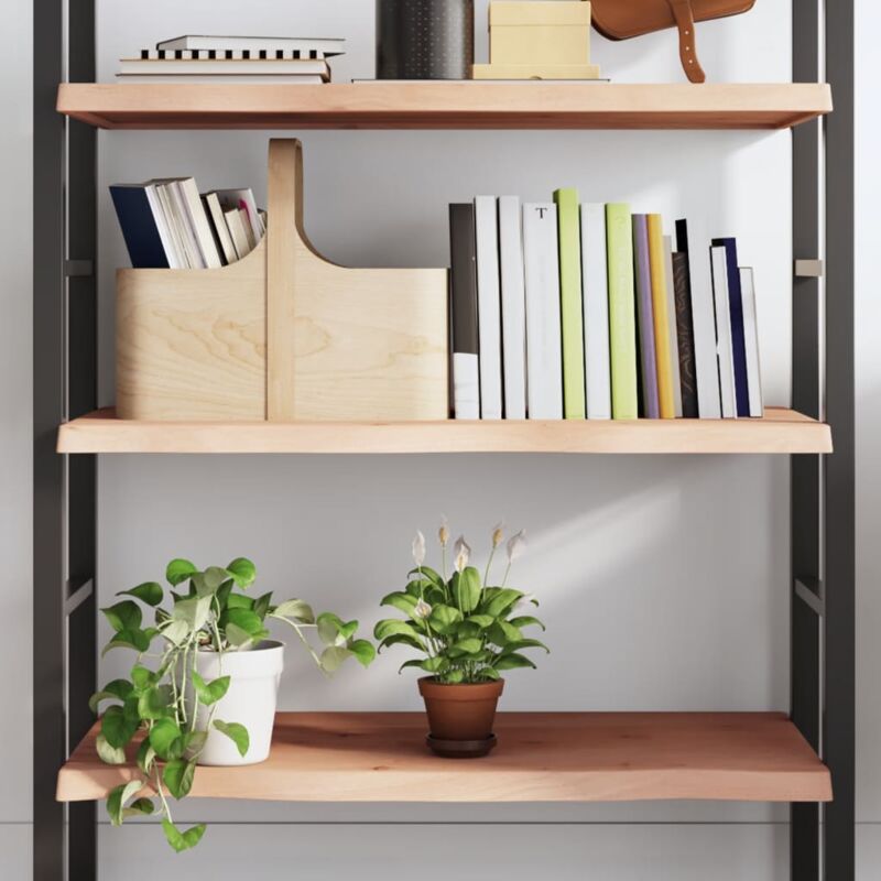 foto del prodotto vidaxl ripiano a parete 100x40x 2 4 cm massello rovere non trattato