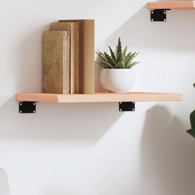 foto del prodotto vidaxl ripiano a parete 40x20x2 cm legno massello rovere non trattato