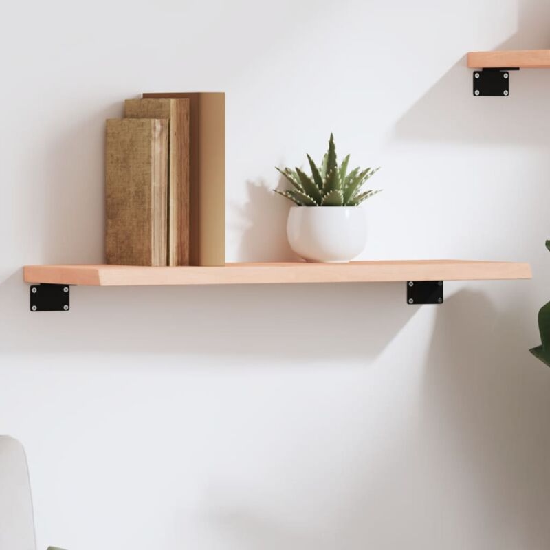 foto del prodotto vidaxl ripiano a parete 60x20x2 cm legno massello rovere non trattato