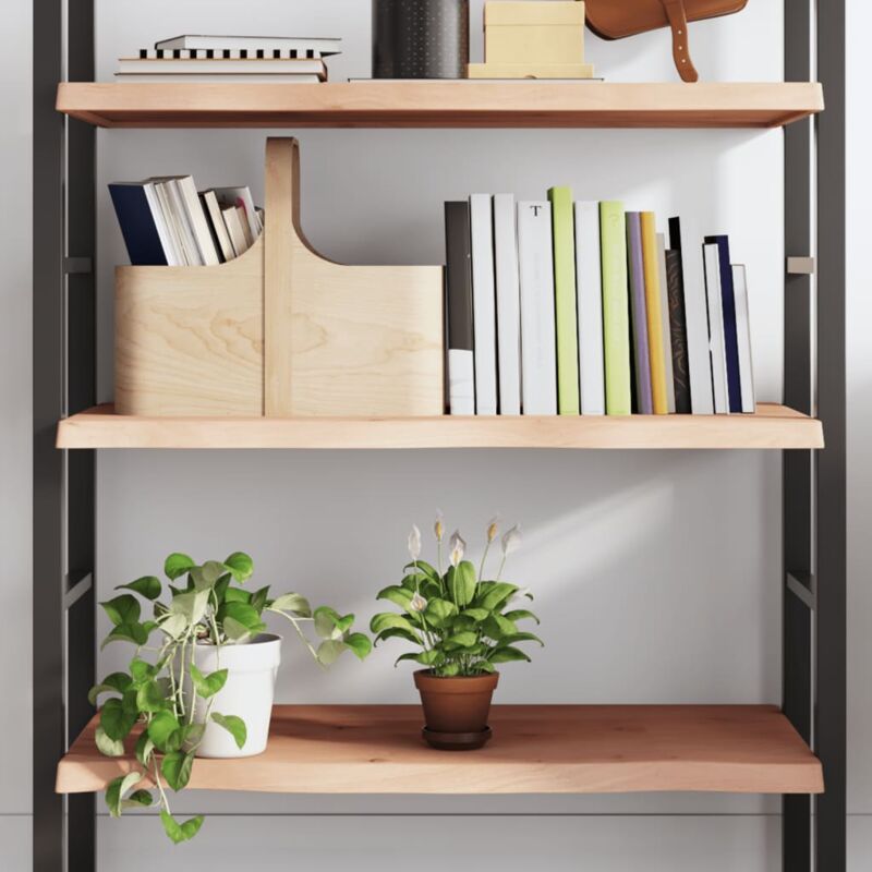 foto del prodotto vidaxl ripiano a parete 80x50x 2 4 cm massello rovere non trattato