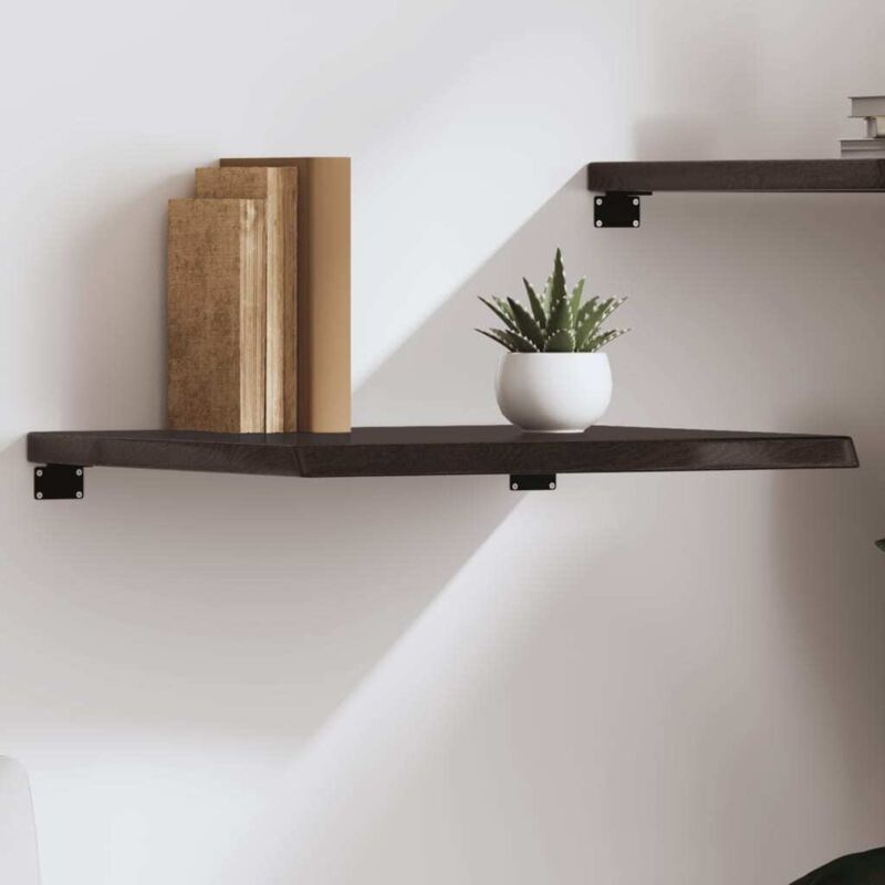 foto del prodotto vidaxl ripiano marrone scuro 60x50x 2 4 cm massello rovere trattato