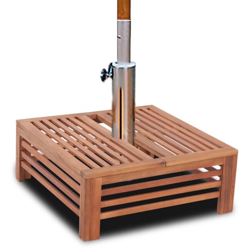 foto del prodotto vidaxl rivestimento supporto base ombrellone in legno