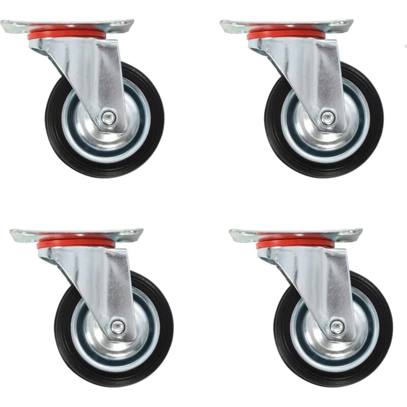 foto del prodotto vidaxl rotelle girevoli 4 pz 75 mm