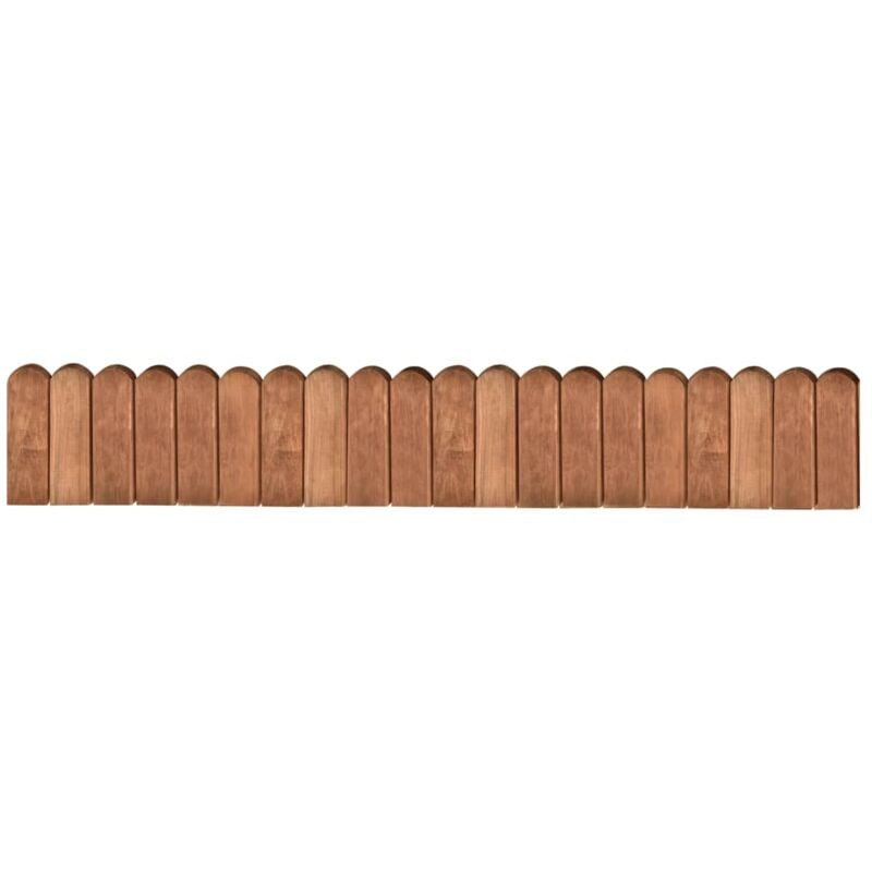 foto del prodotto vidaxl rotolo di bordura marrone 120cm in legno di pino impregnato