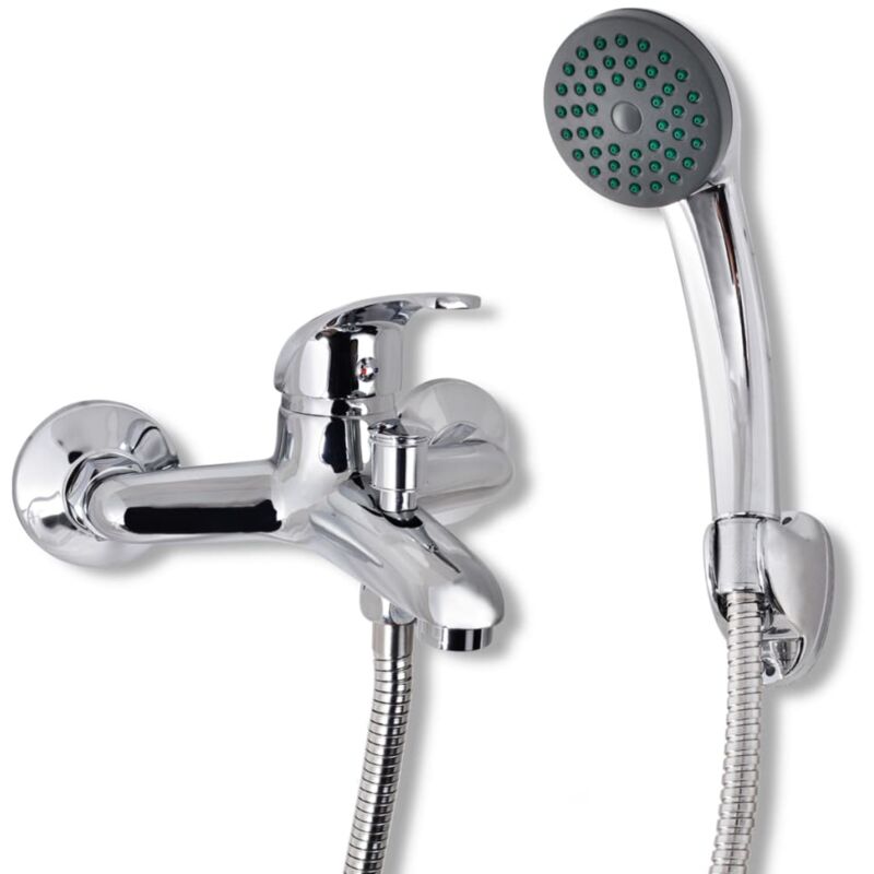 foto del prodotto vidaxl rubinetto miscelatore per bagno e doccia cromo